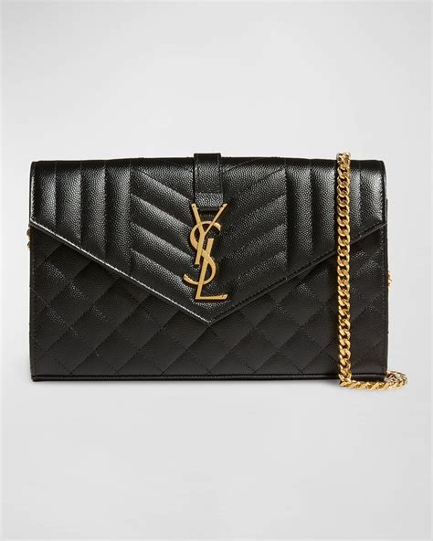 ysl tri quilted wallet on chain|WALLETS ON CHAIN .